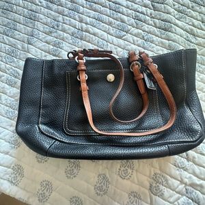 Coach leather bag